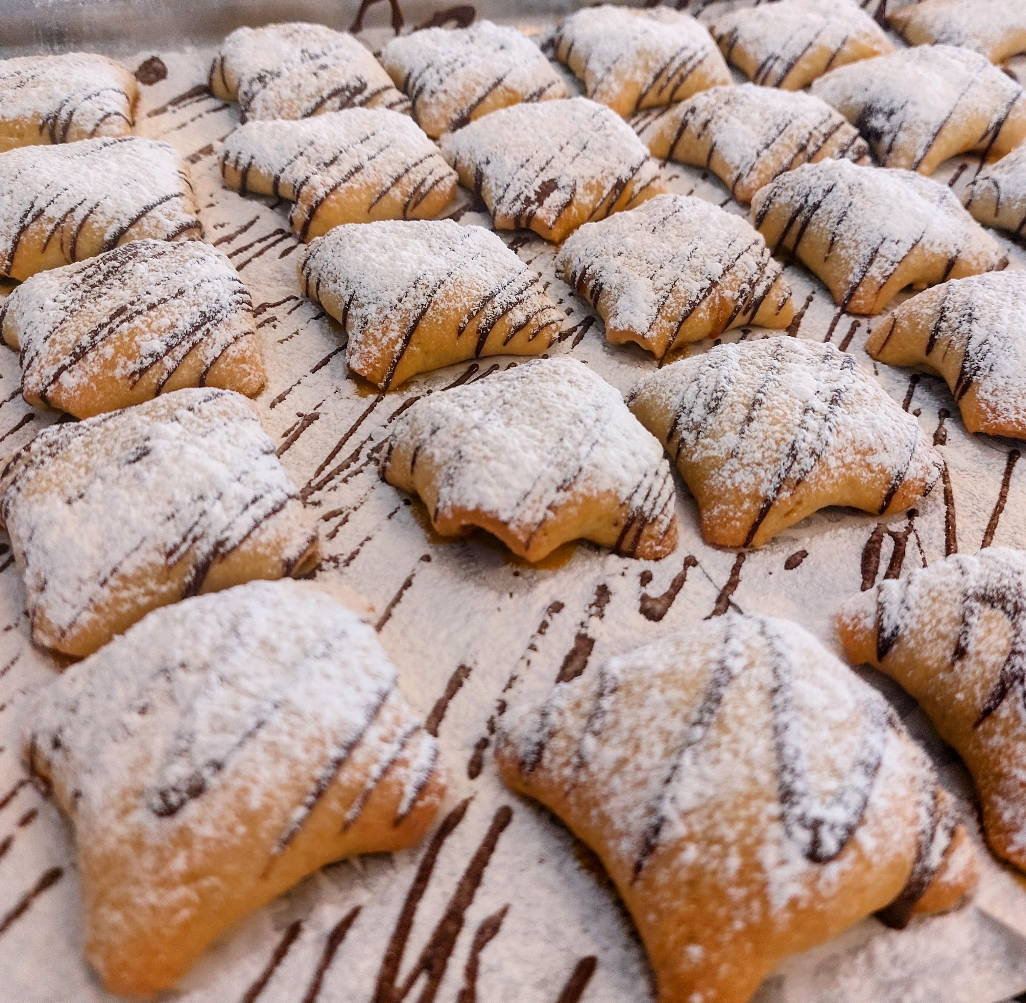 Cuadrito de manzana (Elmali) galleta turca
